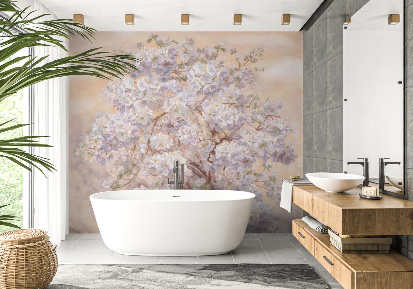 Fototapeta obrovský strom v kvete