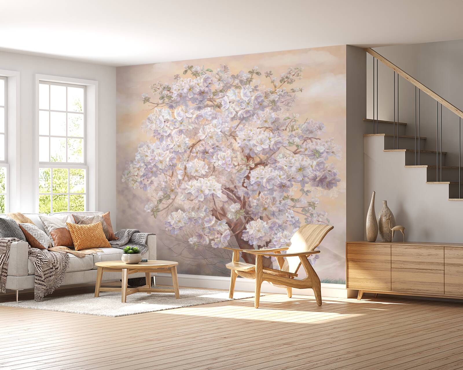 Fototapeta obrovský strom v kvete