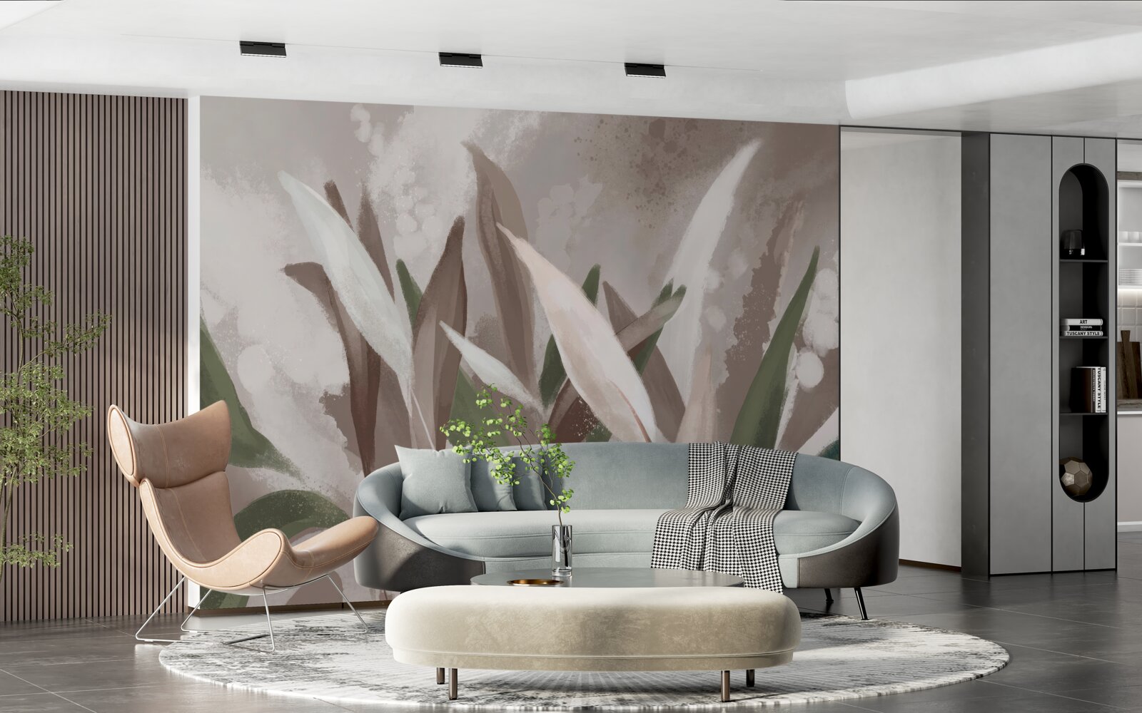 Fototapeta listy rôznych veľkostí a odtieňov