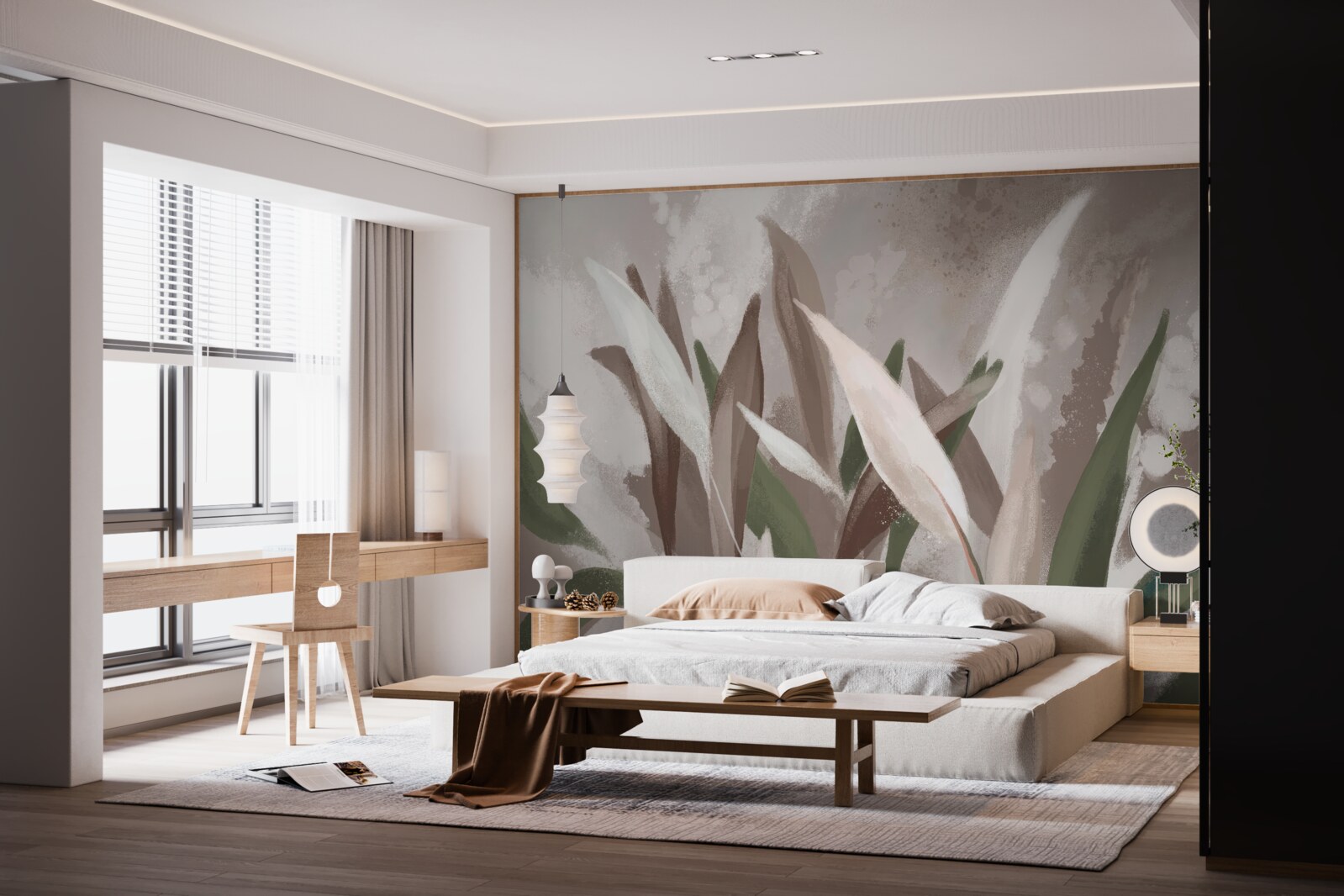 Fototapeta listy rôznych veľkostí a odtieňov