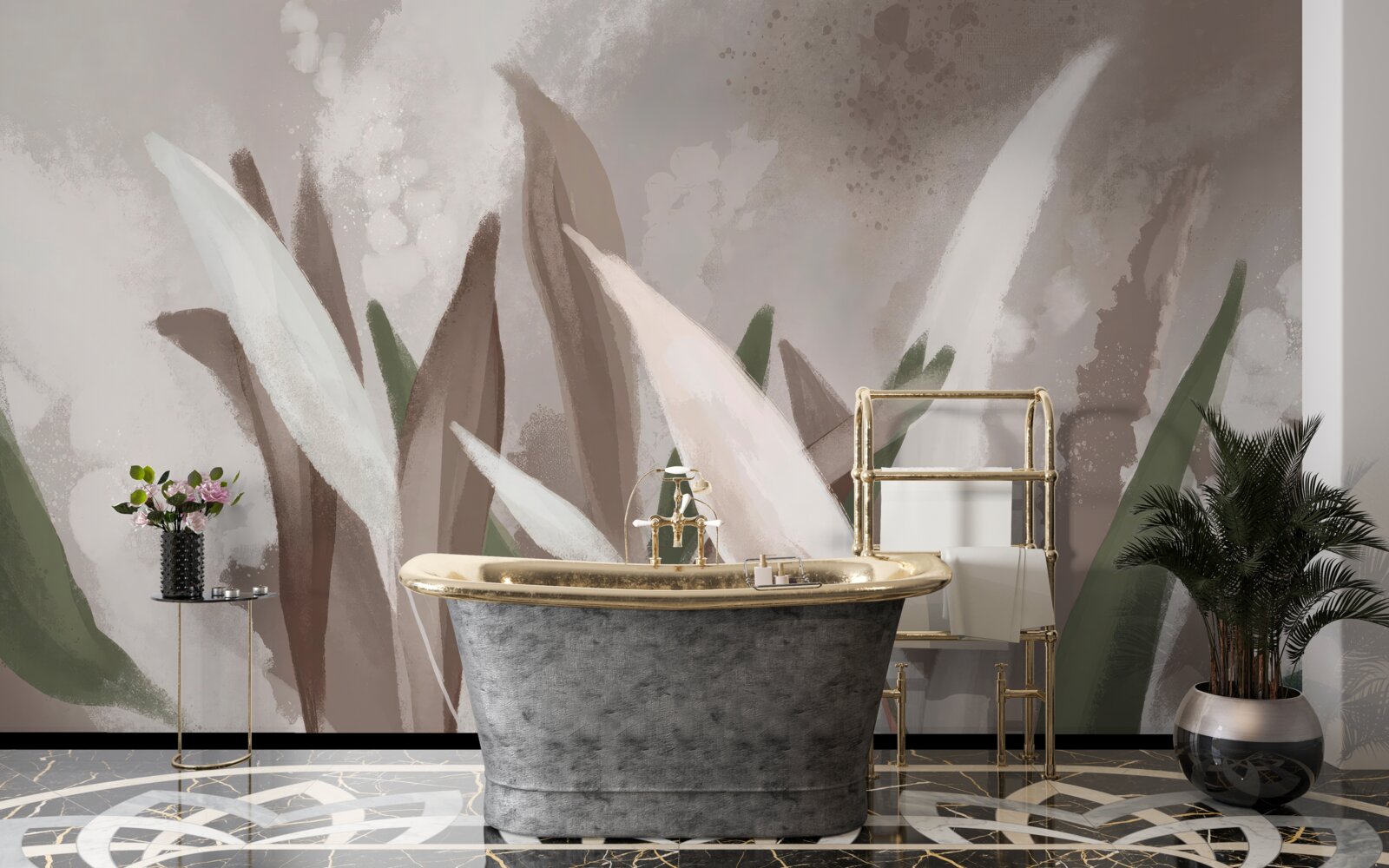 Fototapeta listy rôznych veľkostí a odtieňov