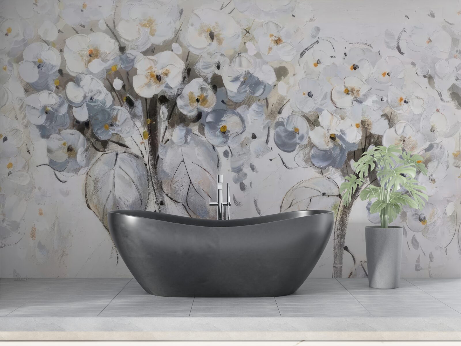 Fototapeta prezentované svetlé kvety