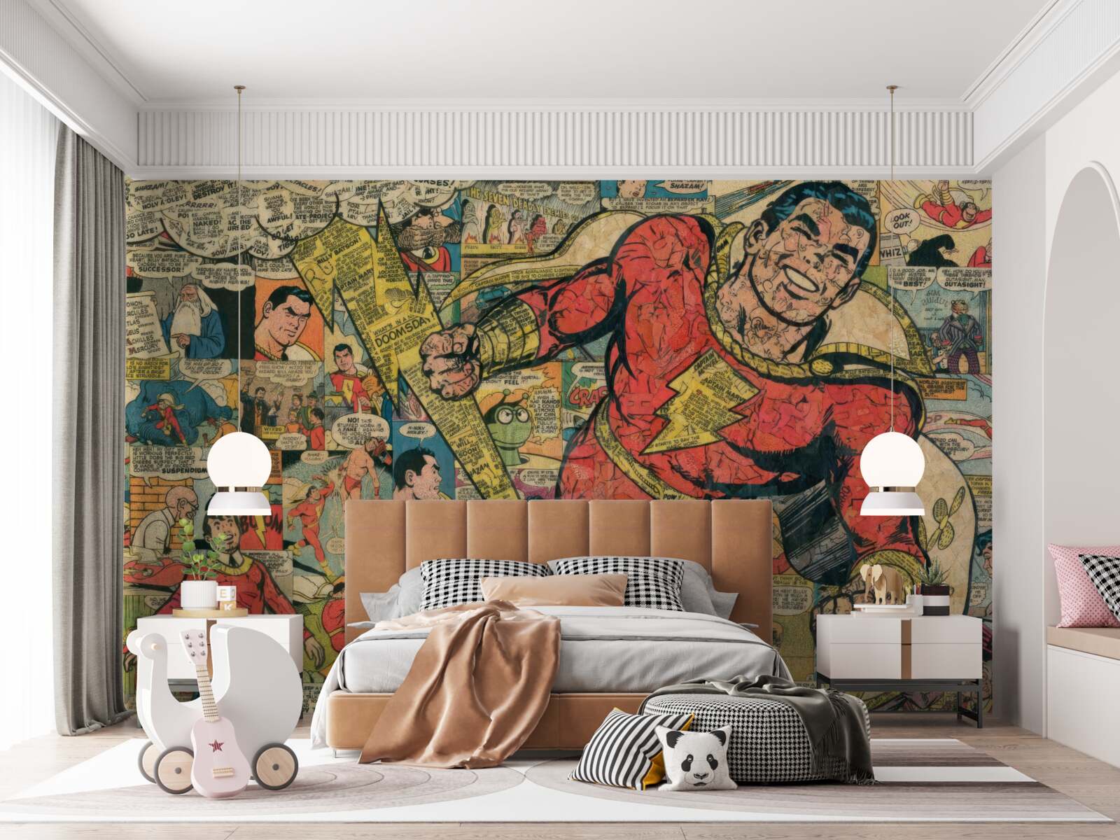 Fototapeta fragmenty komiksov