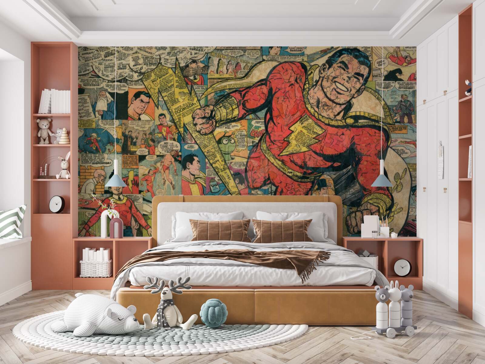 Fototapeta fragmenty komiksov