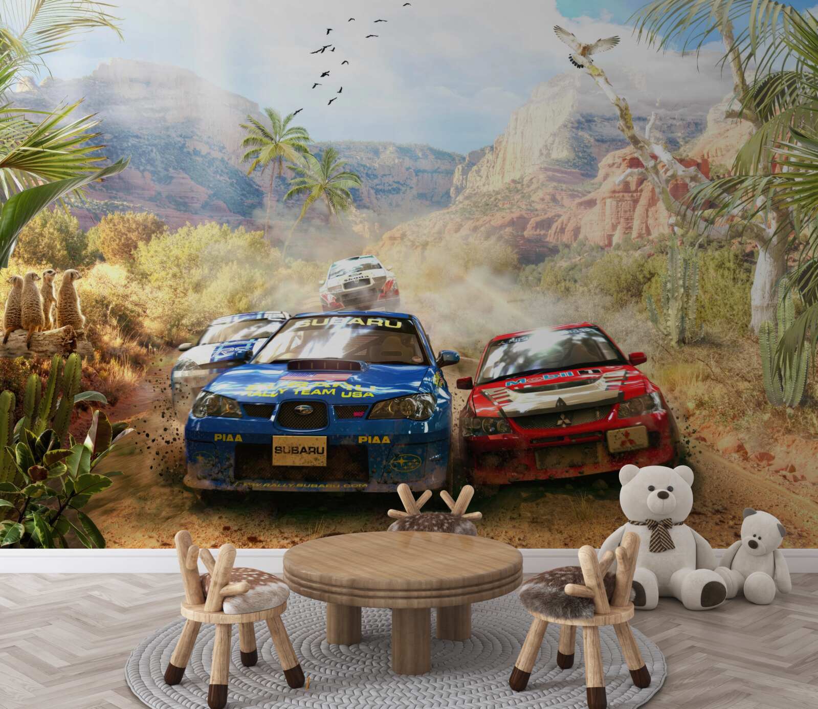 Fototapeta púštne preteky