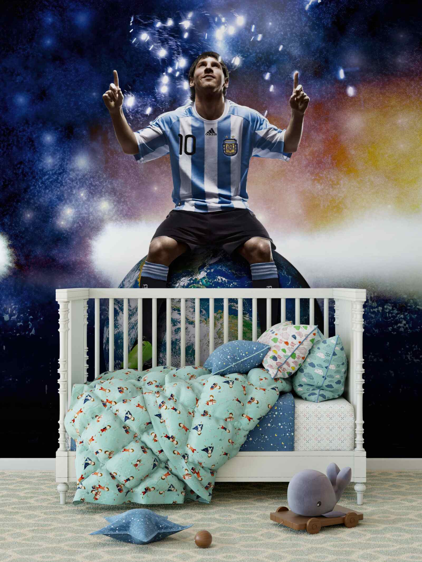 Fototapeta messi na zemi