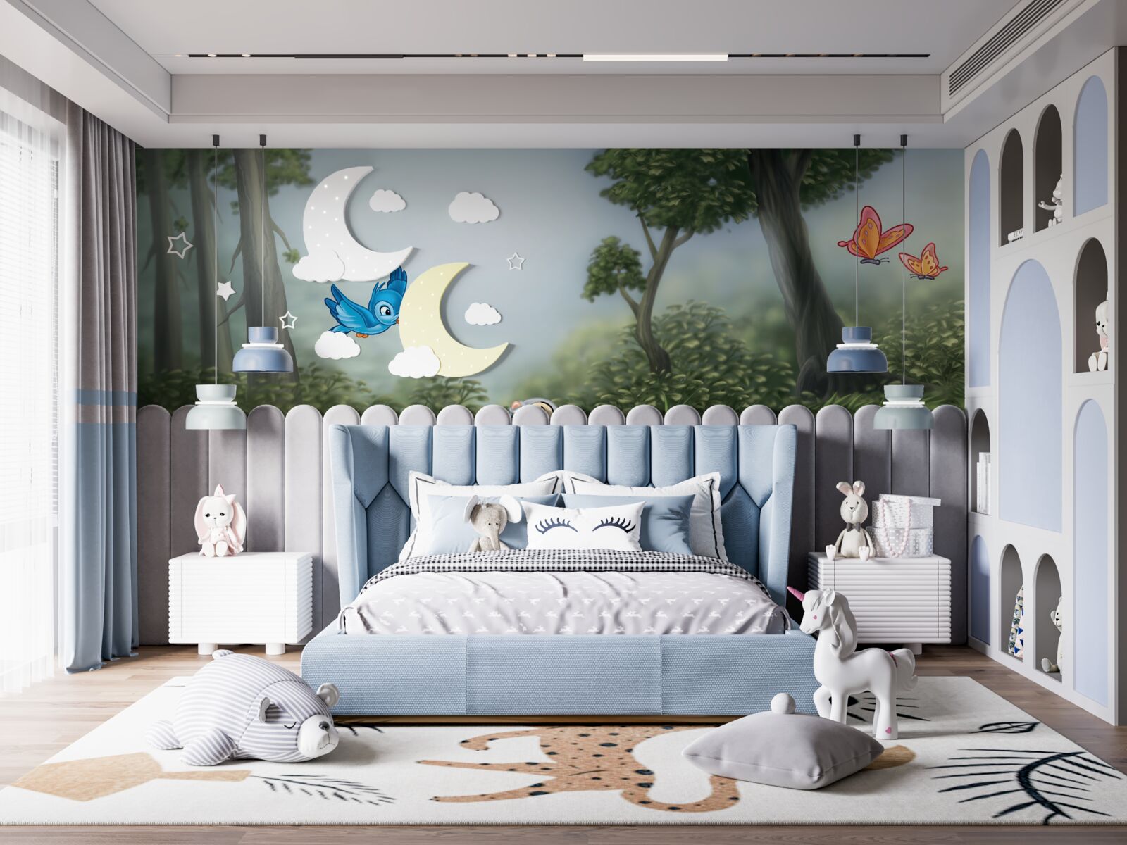 Fototapeta dej je inšpirovaný kresleným filmom "bambi"