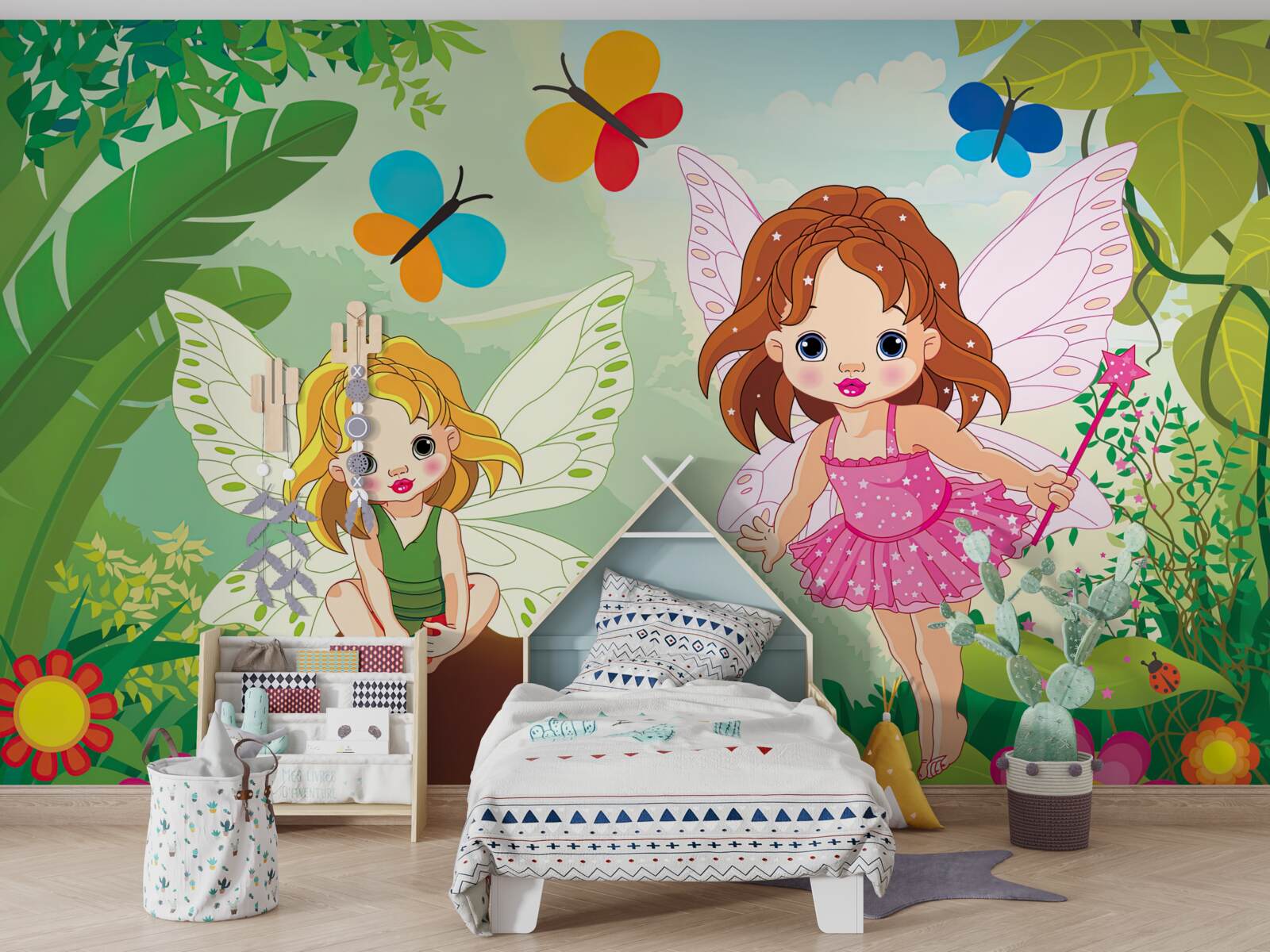 Fototapeta rozprávkové dievčatá v lese