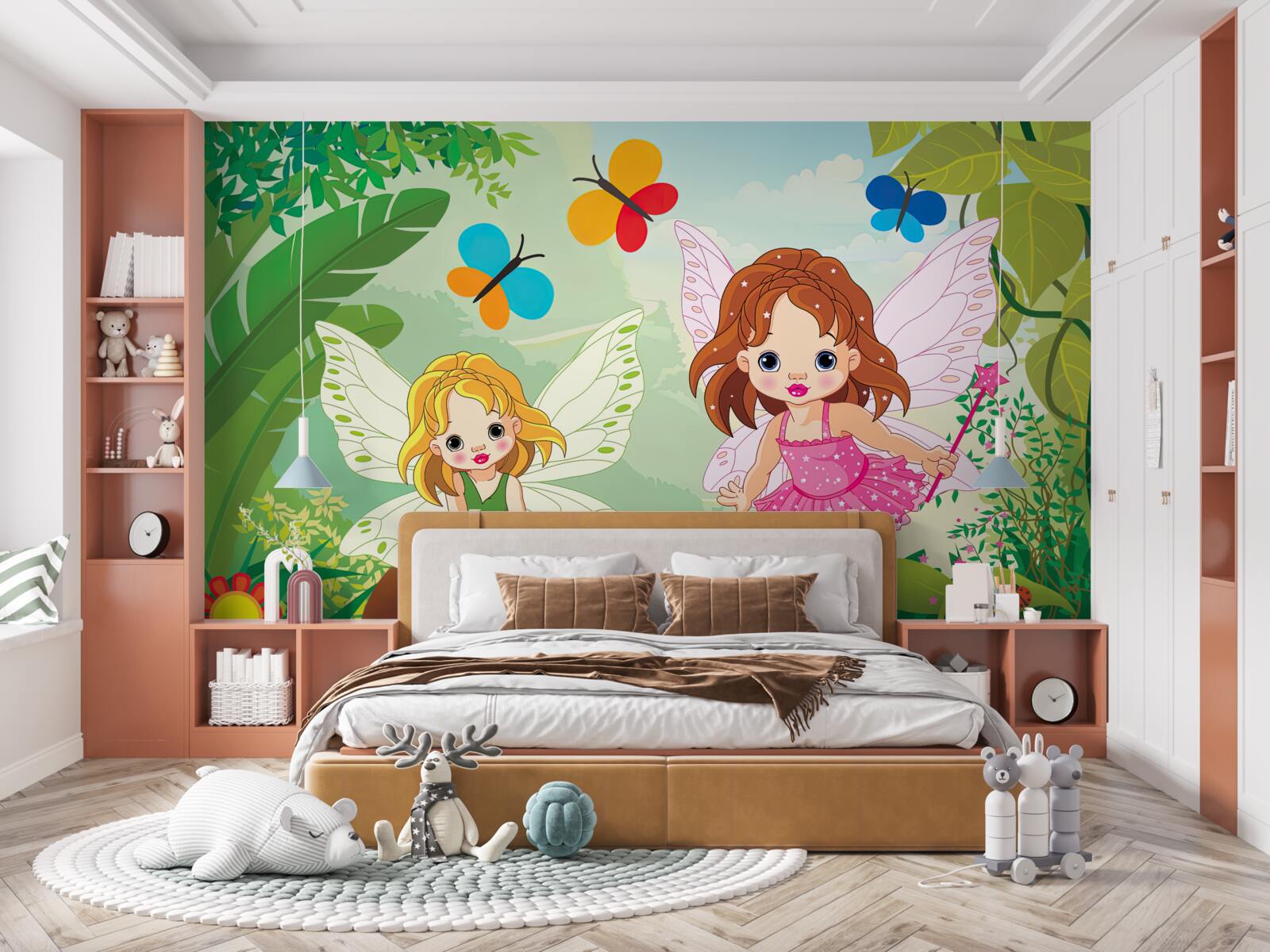 Fototapeta rozprávkové dievčatá v lese