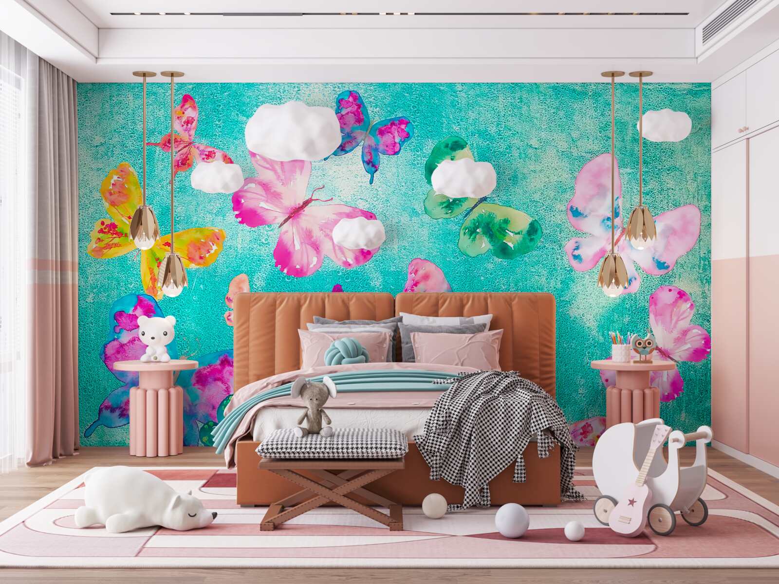 Fototapeta motýle všetkých farieb