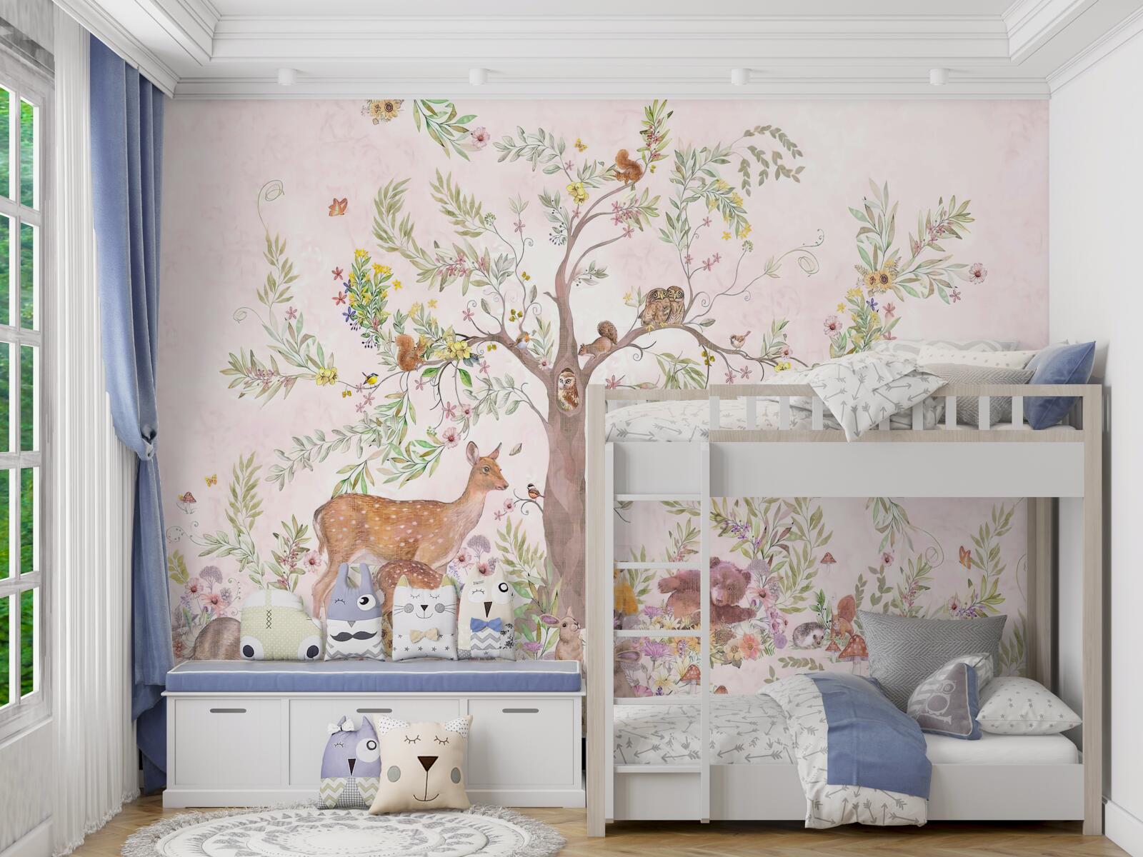 Fototapeta Pod stromčekom sú zvieratká