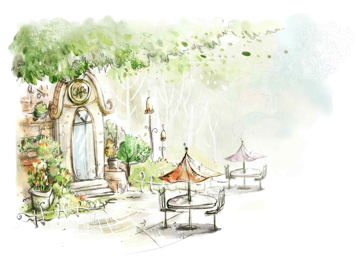 Fototapeta nádvorie viditeľné na fotografii