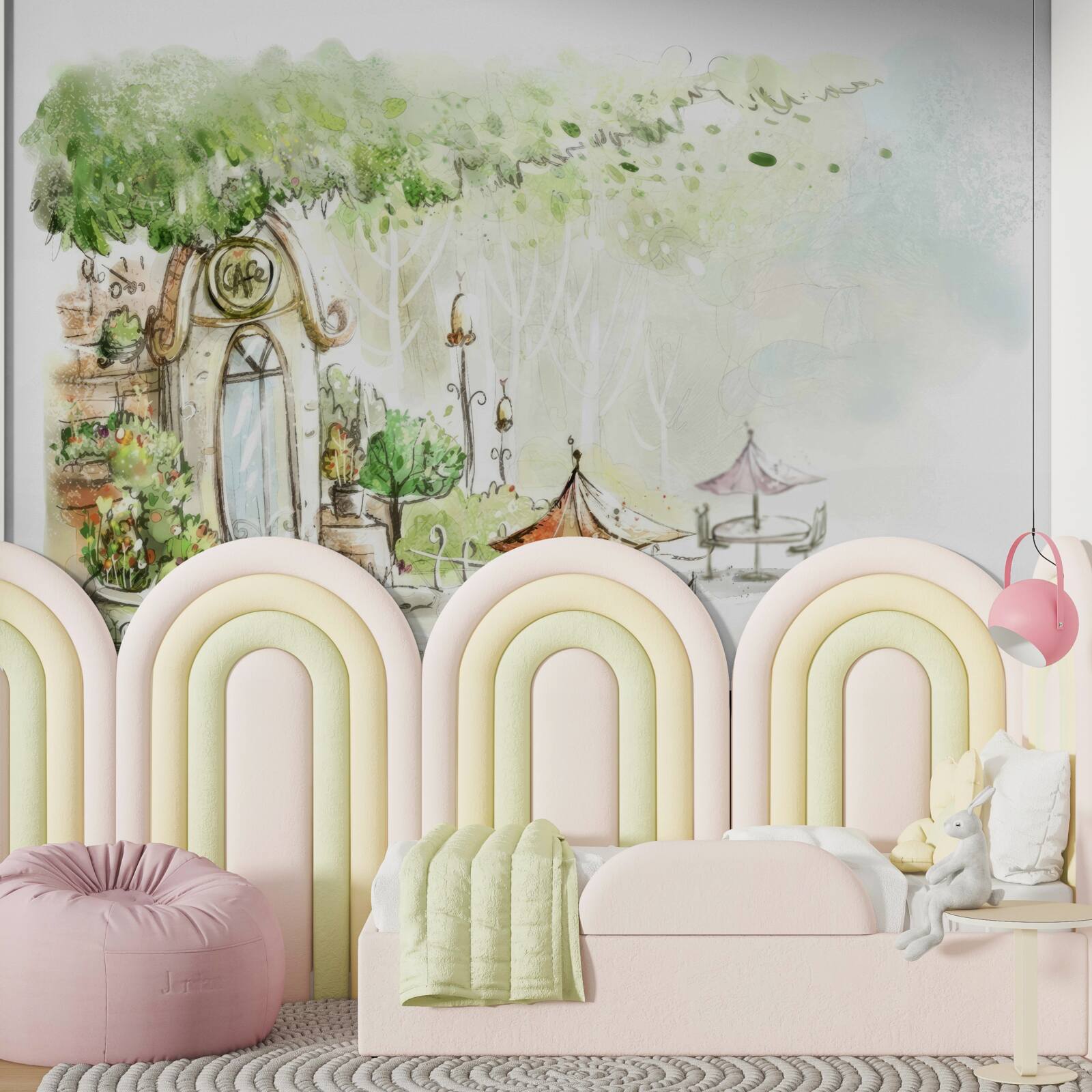 Fototapeta nádvorie viditeľné na fotografii