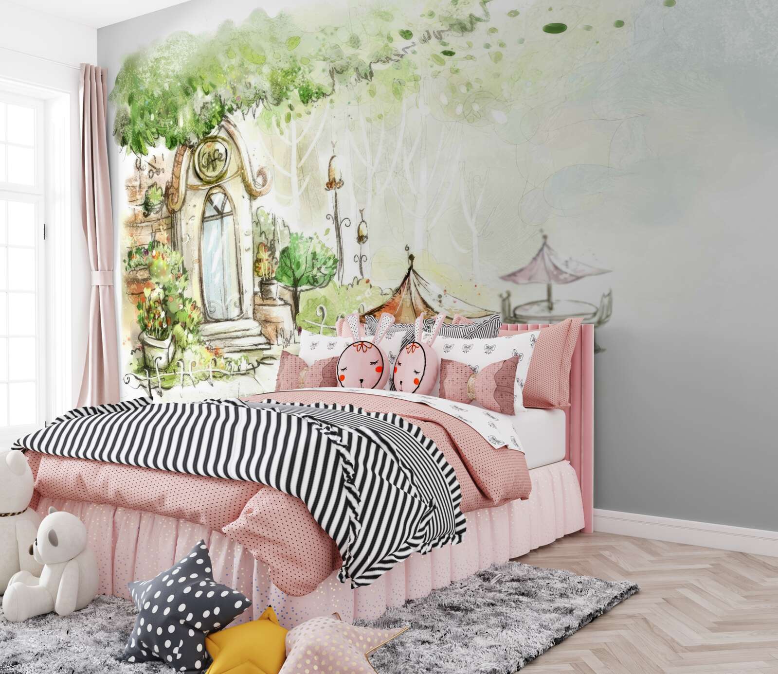 Fototapeta nádvorie viditeľné na fotografii