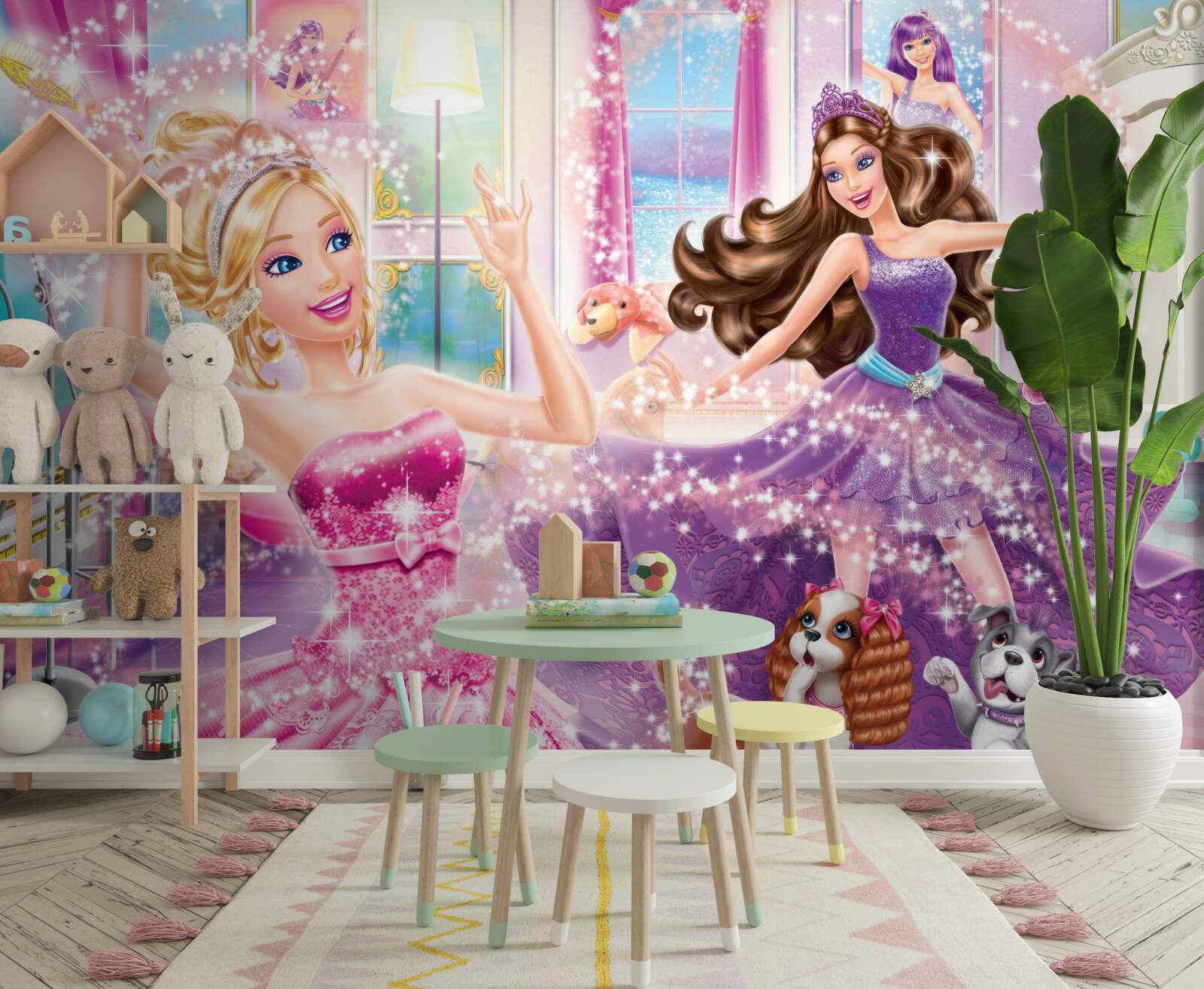 Fototapeta tancujúce princezné