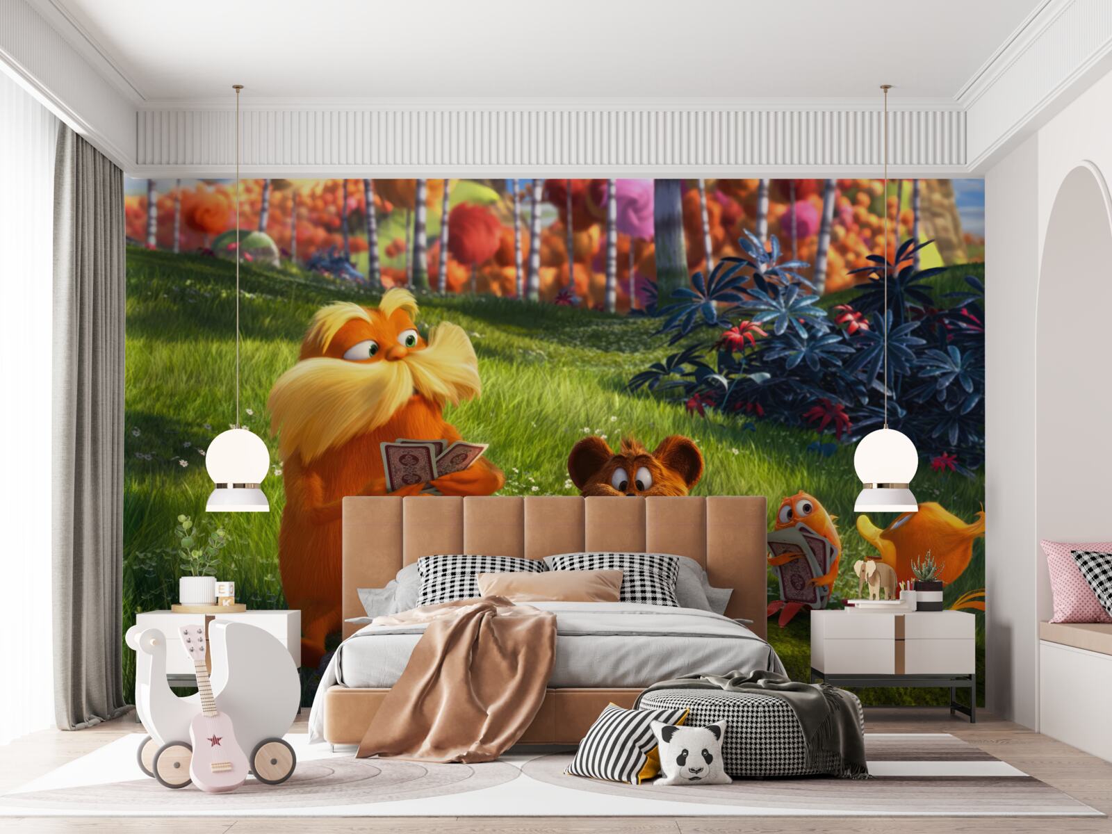 Fototapeta na lesnej čistinke zvieratá nedočkavo hrajú karty