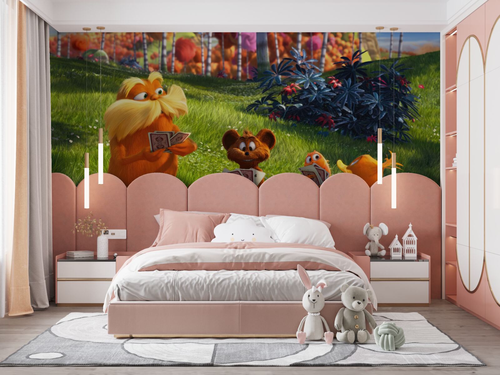 Fototapeta na lesnej čistinke zvieratá nedočkavo hrajú karty