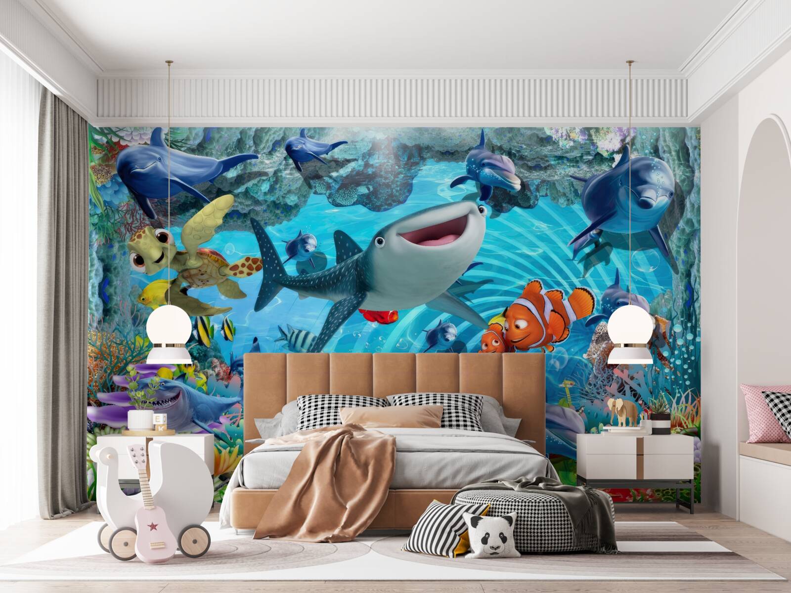 Fototapeta podvodné kráľovstvo zábavy