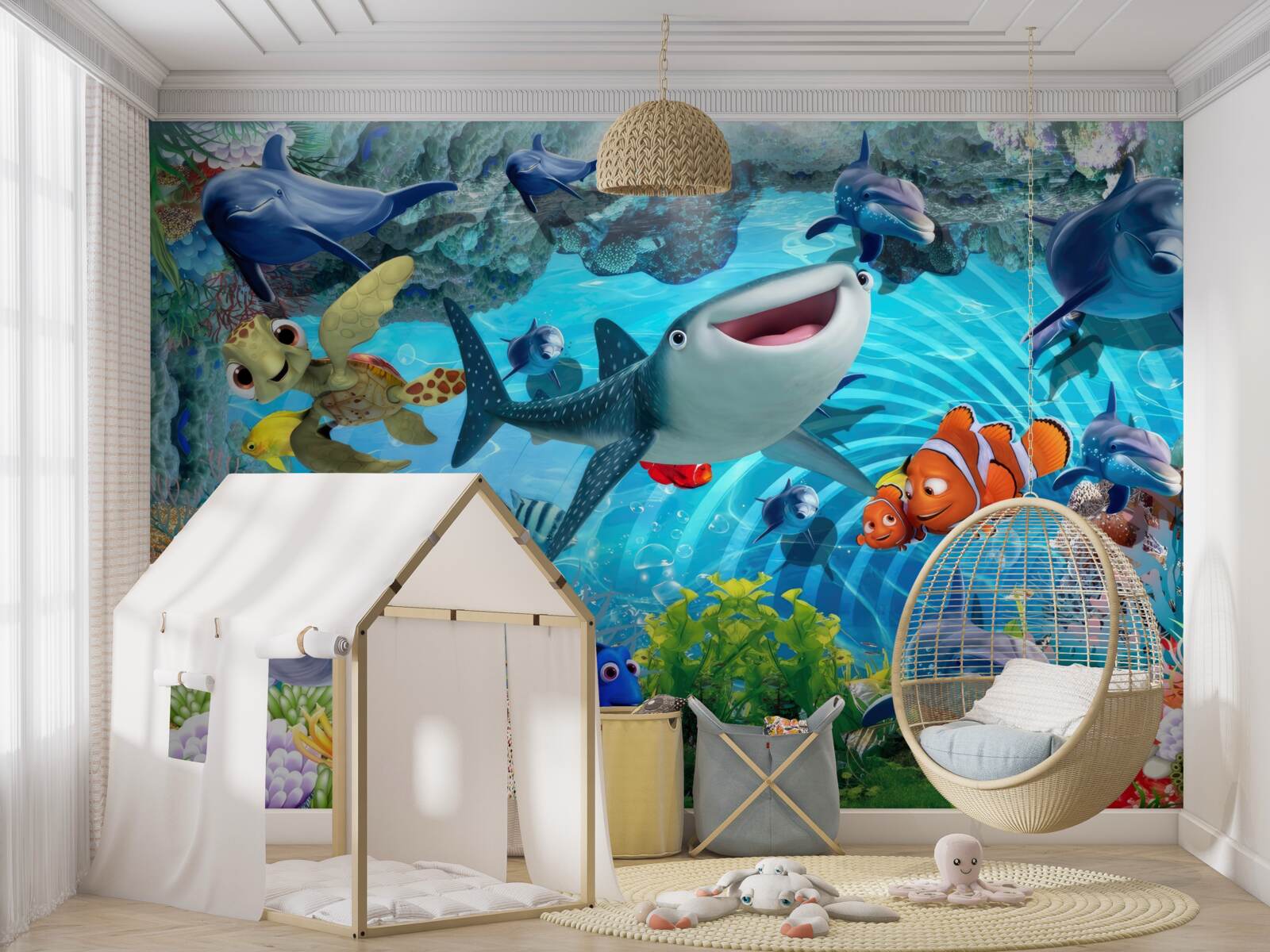 Fototapeta podvodné kráľovstvo zábavy