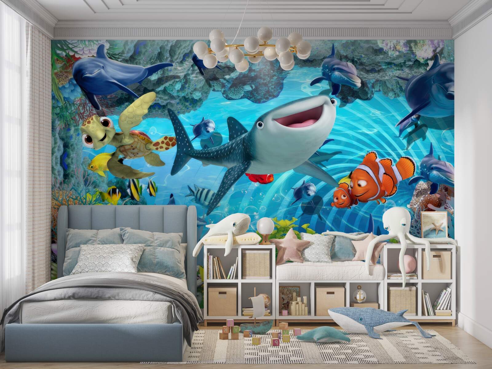 Fototapeta podvodné kráľovstvo zábavy