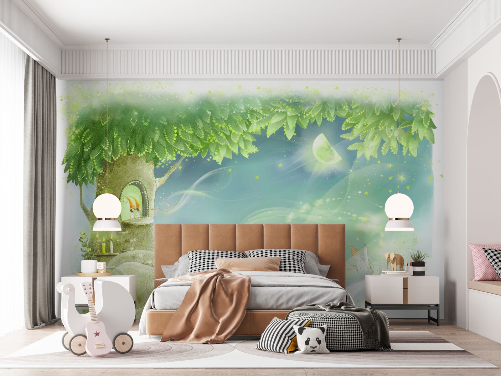 Fototapeta domček na strome pre zvieratko