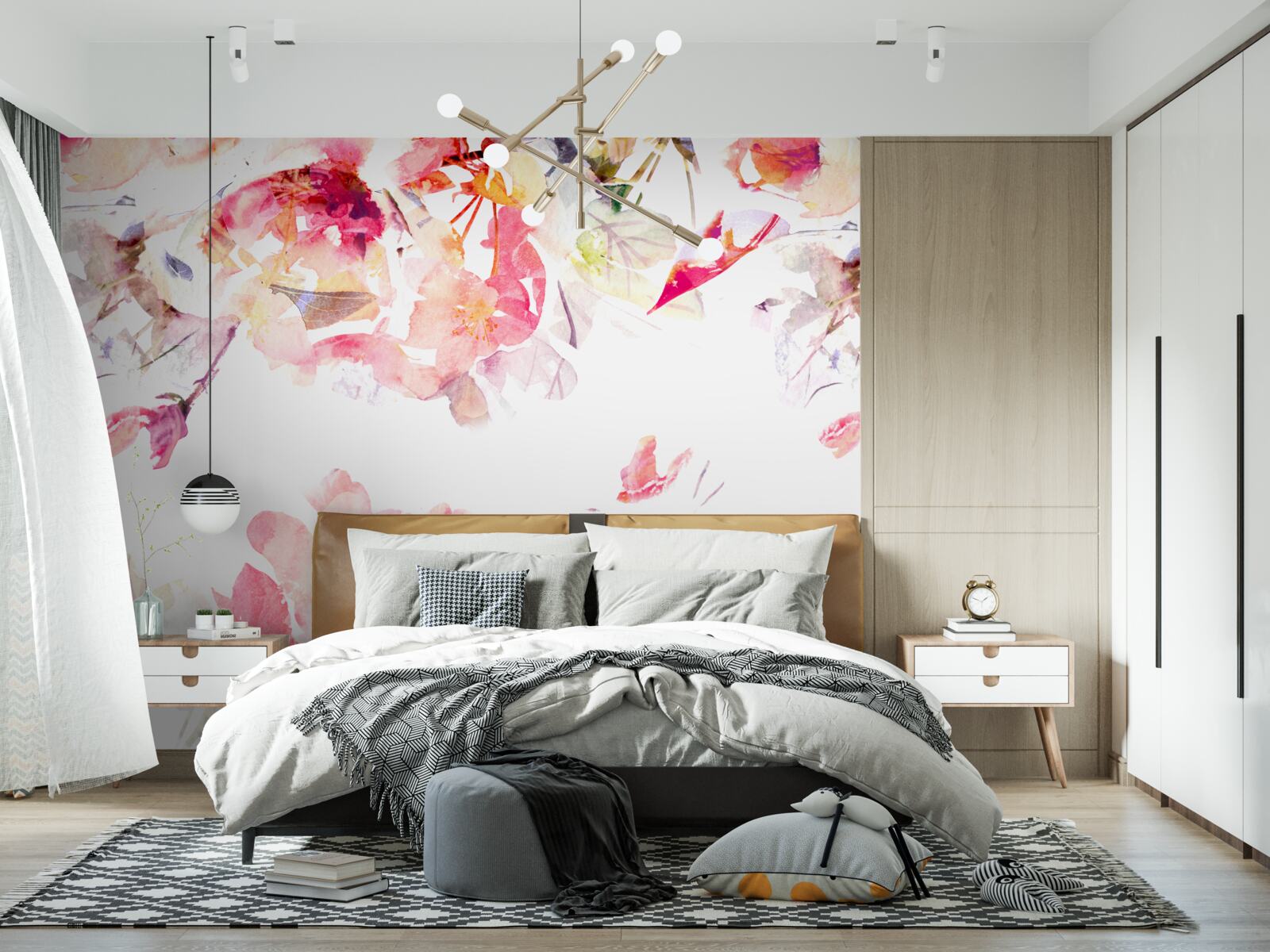 Fototapeta obrázok ružových kvetov