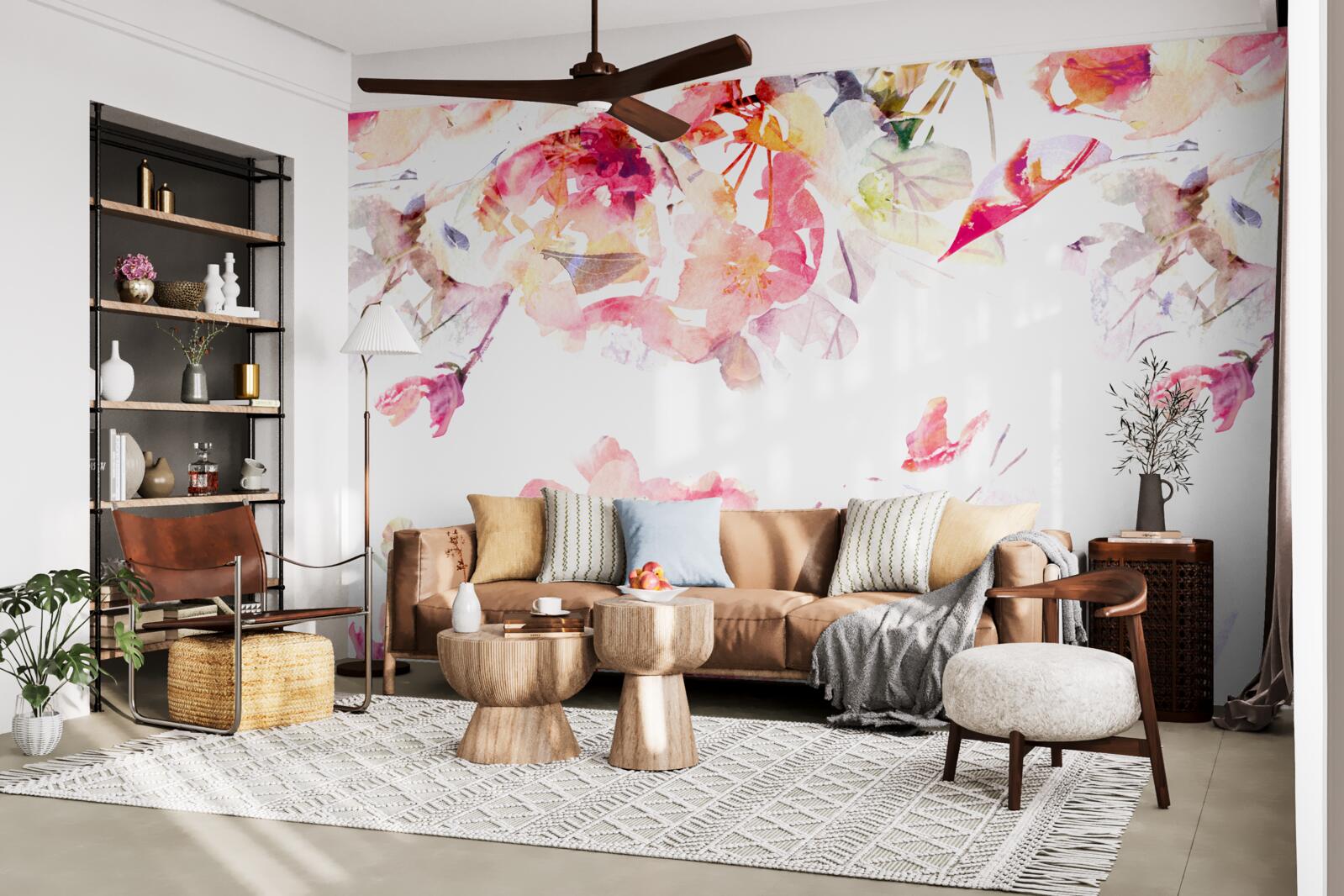 Fototapeta obrázok ružových kvetov