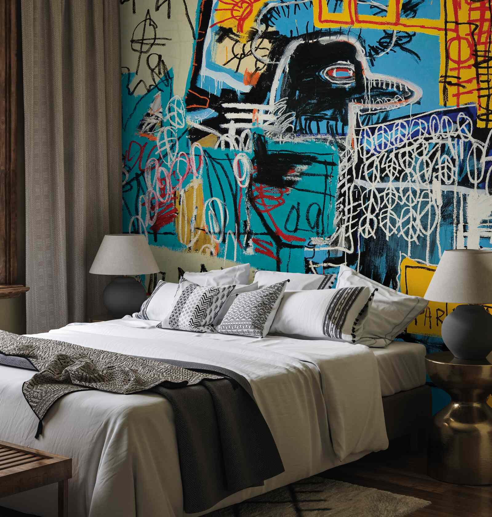 Fototapeta obrázky symbolov a vtáčia hlava