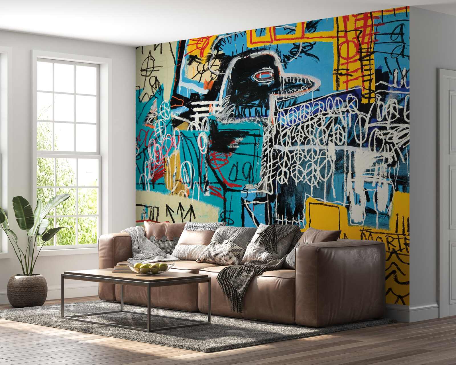 Fototapeta obrázky symbolov a vtáčia hlava