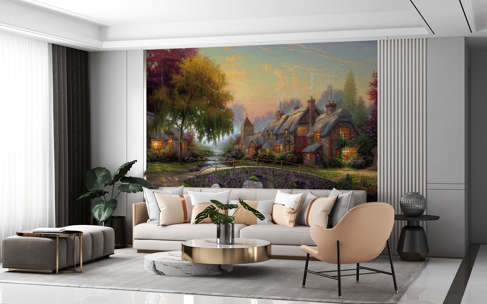 Fototapeta vidiecka krajina