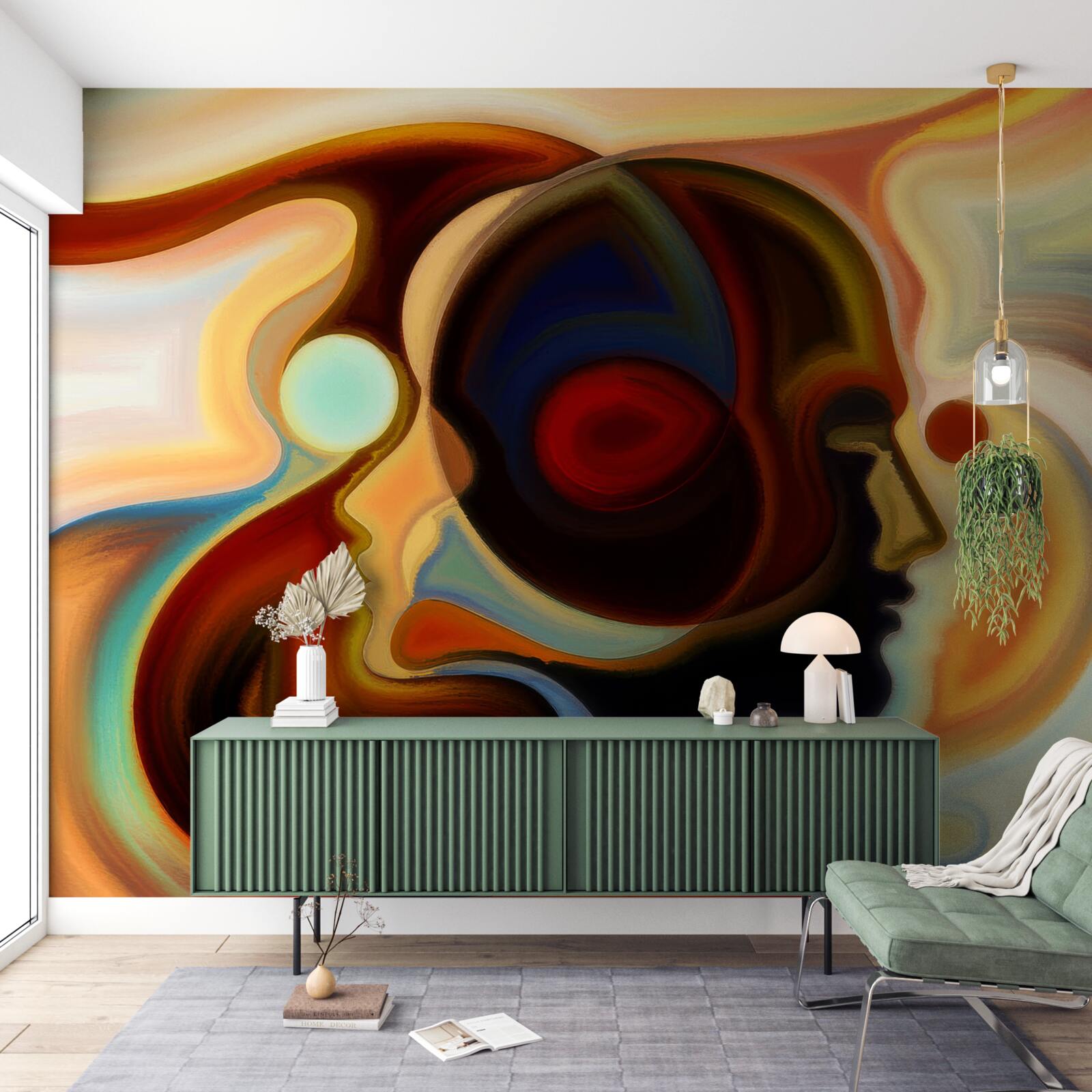 Fototapeta svetlé obrazy mladého muža a dievčaťa