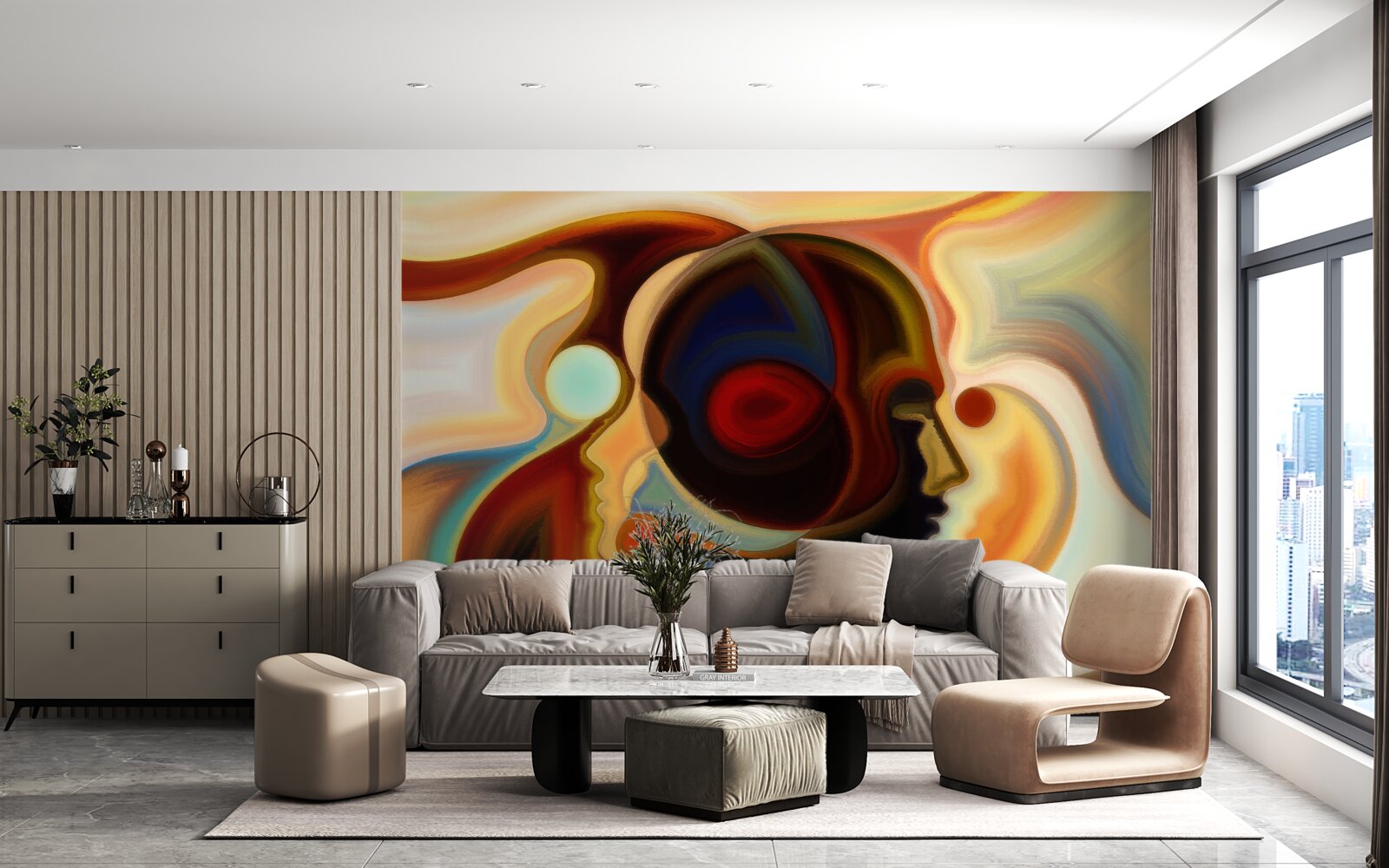 Fototapeta svetlé obrazy mladého muža a dievčaťa