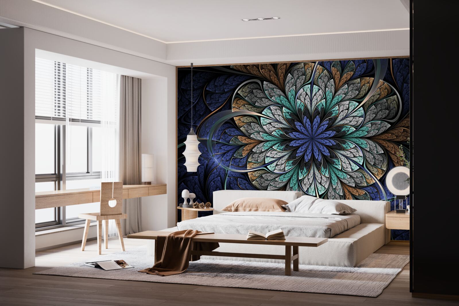 Fototapeta majestátny tajomný kvet