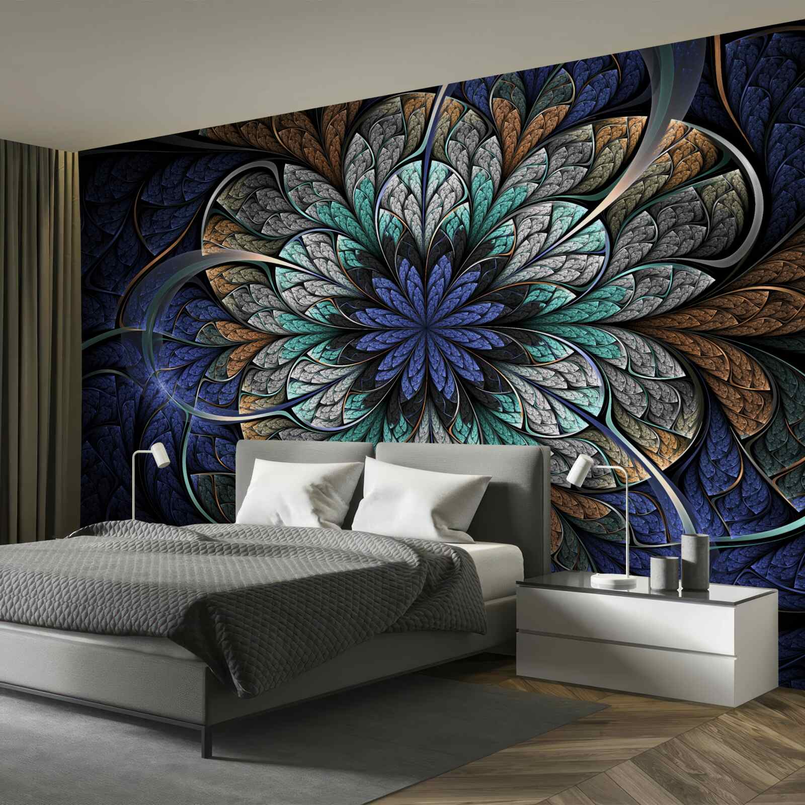 Fototapeta majestátny tajomný kvet