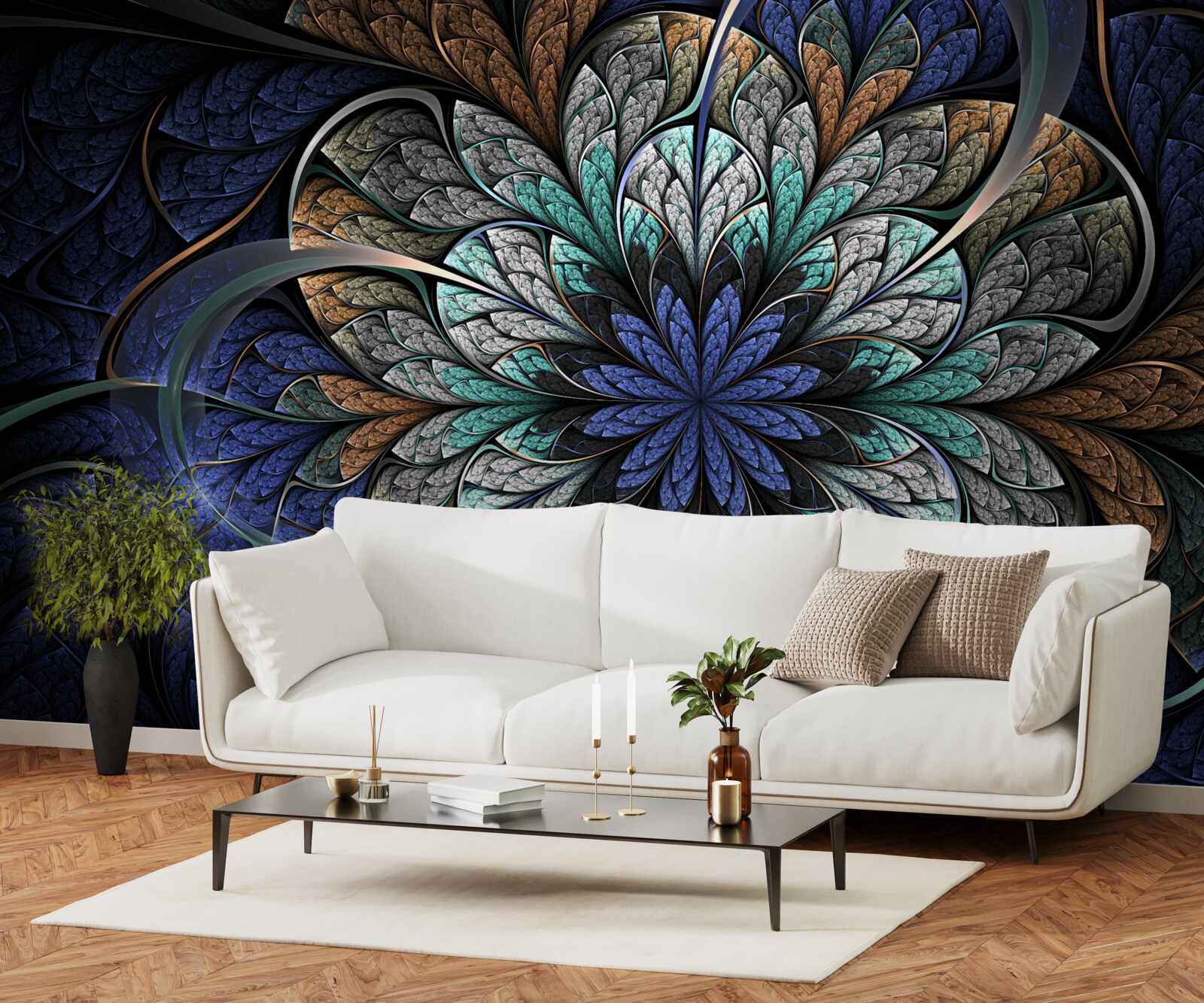 Fototapeta majestátny tajomný kvet