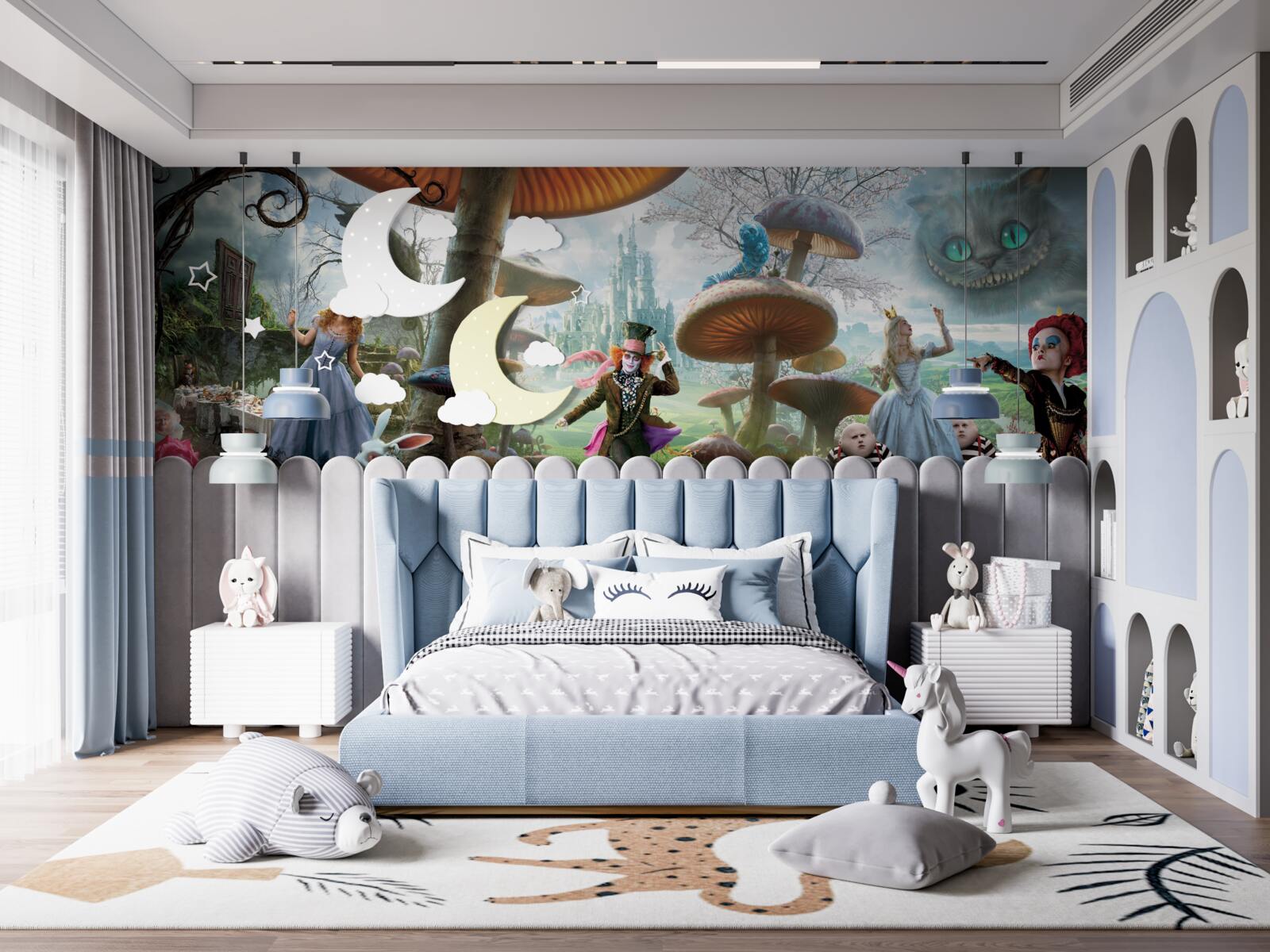 Fototapeta postavy z "Alica v krajine zázrakov"