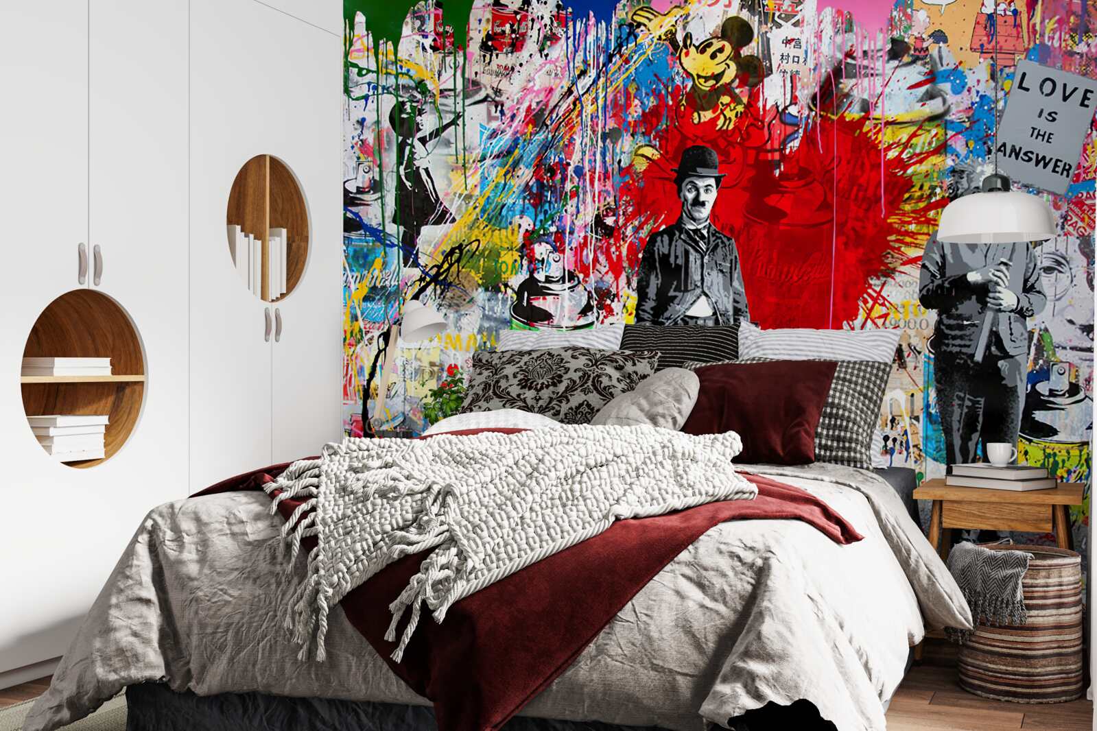 Fototapeta charlie chaplin a einstein