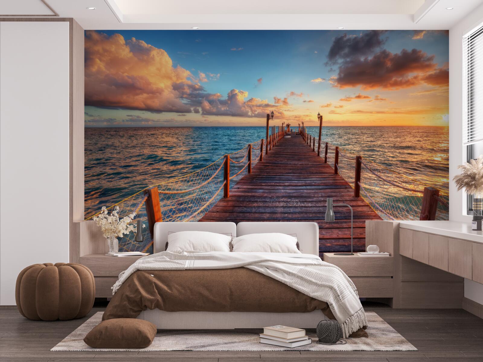 Fototapeta most siahajúci k moru