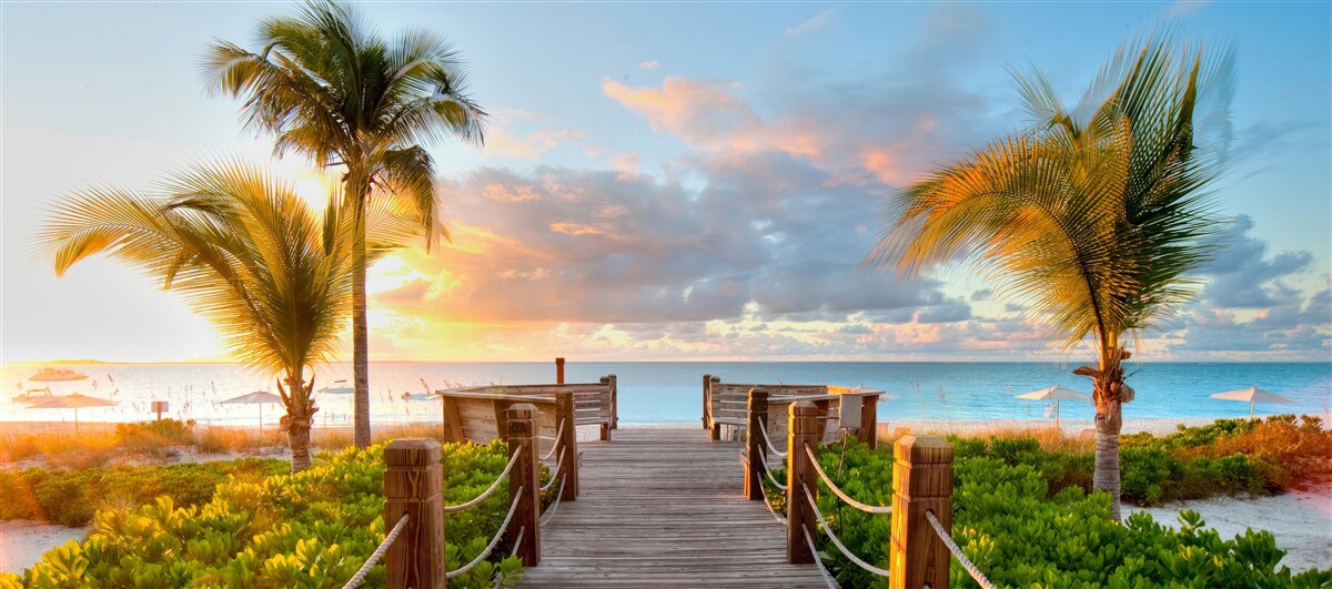 Fototapeta priechod vedúci k moru