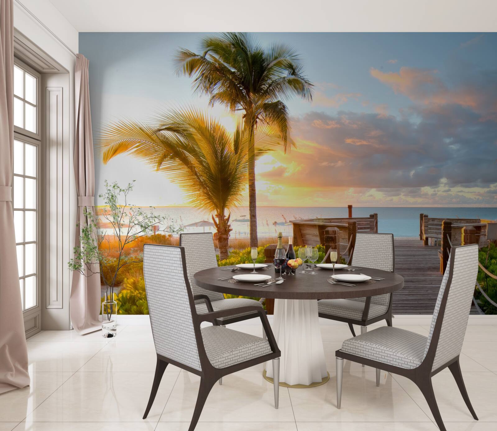 Fototapeta priechod vedúci k moru