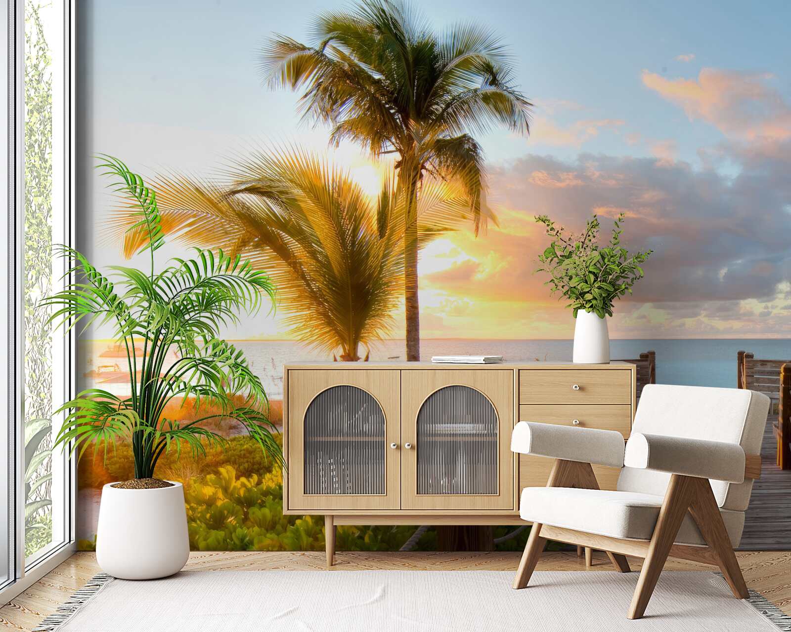 Fototapeta priechod vedúci k moru