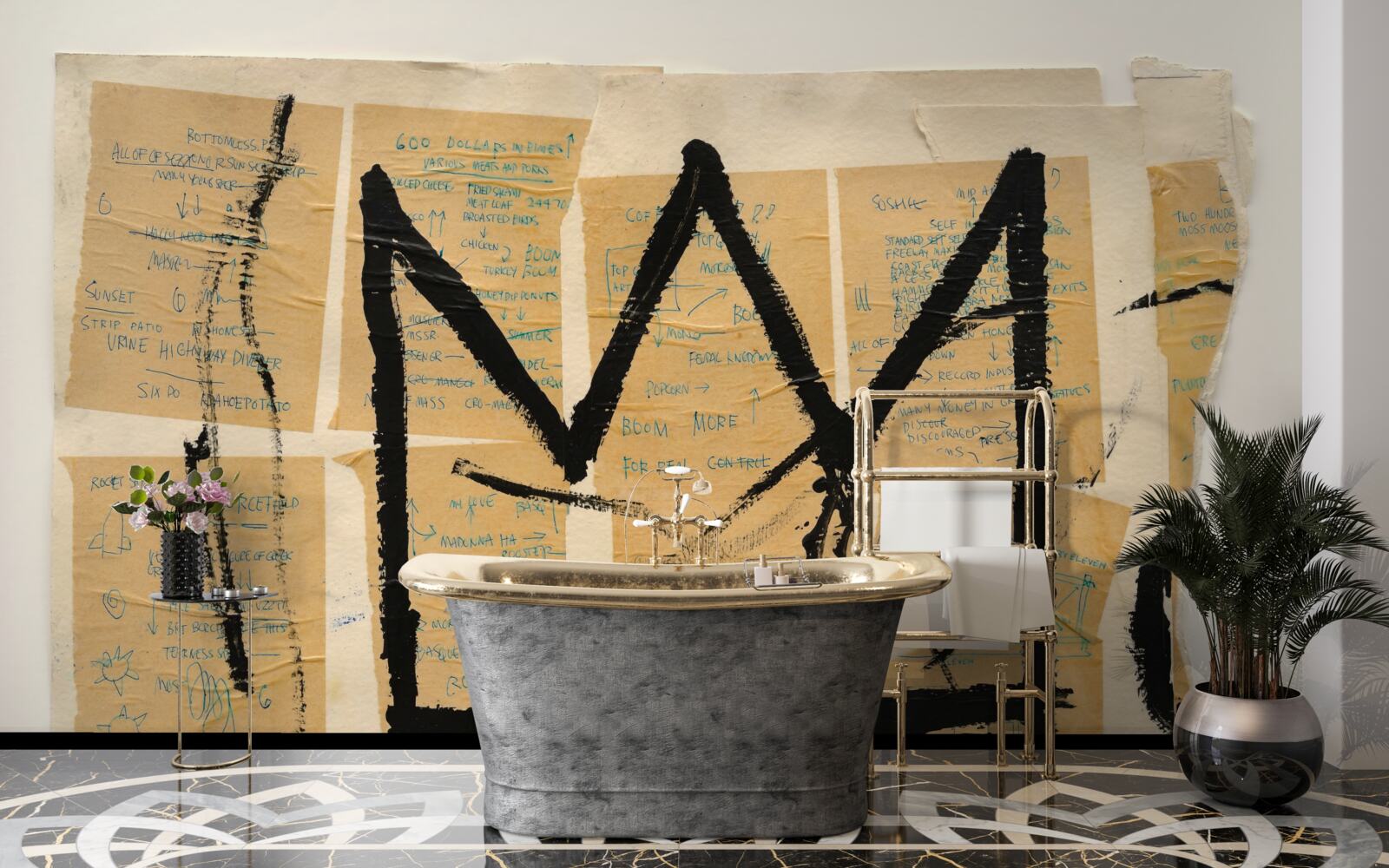 Fototapeta čierna koruna vyobrazená na bankovkách