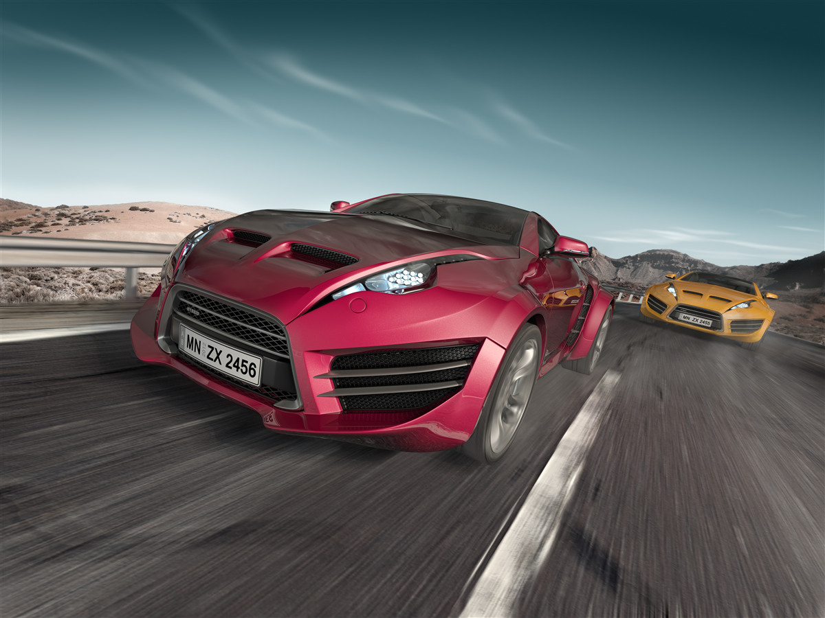 Fototapeta súťaže luxusných áut