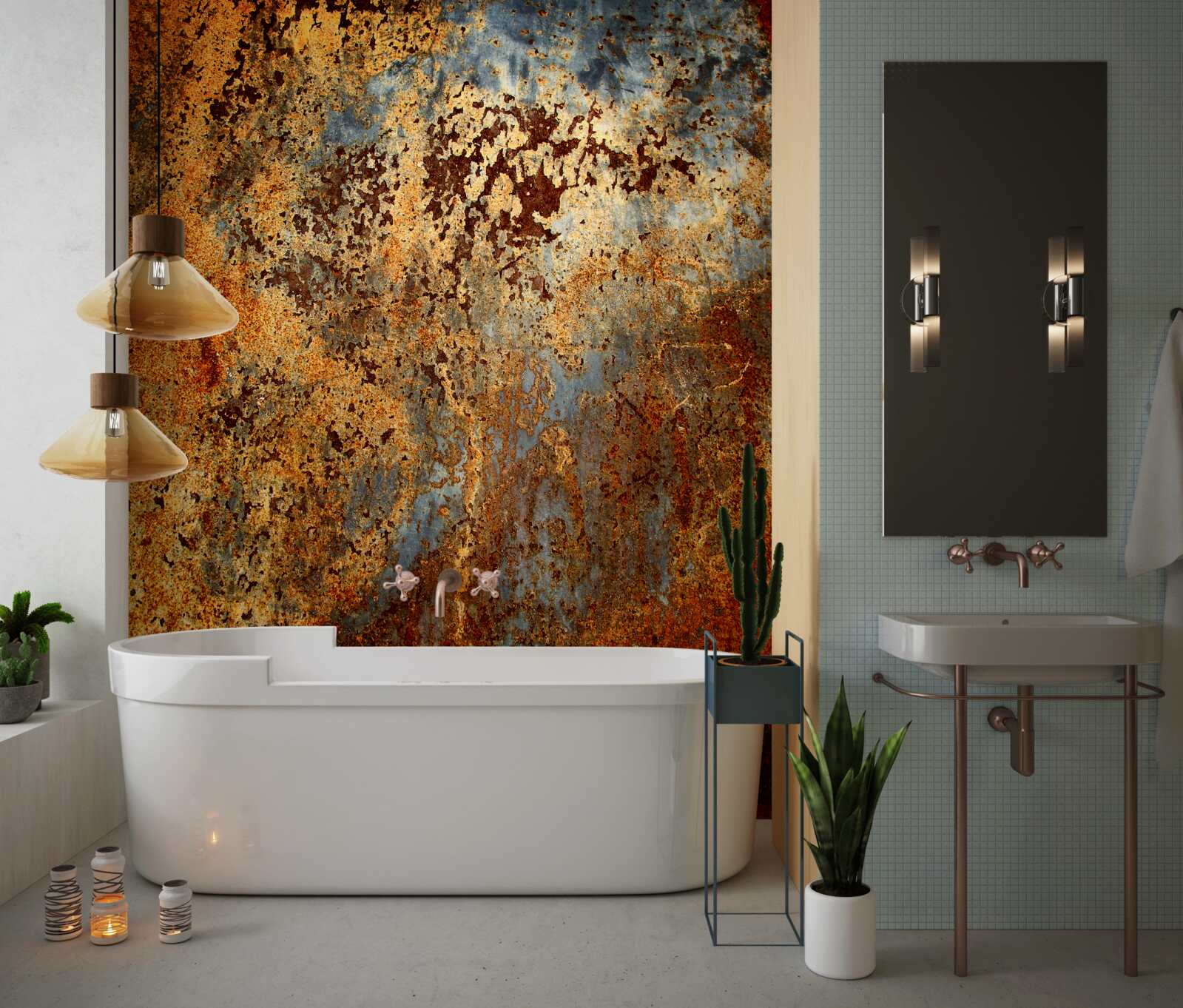 Fototapeta zlatistý odtieň, ako keby sa vznášal vo vode