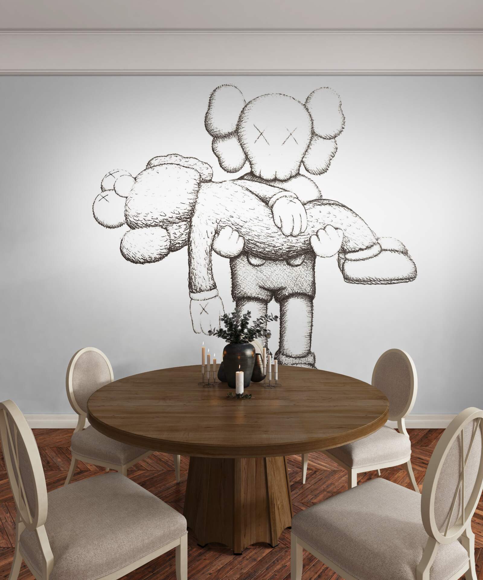 Fototapeta nezvyčajné stvorenia vydávajúce sa za ľudí