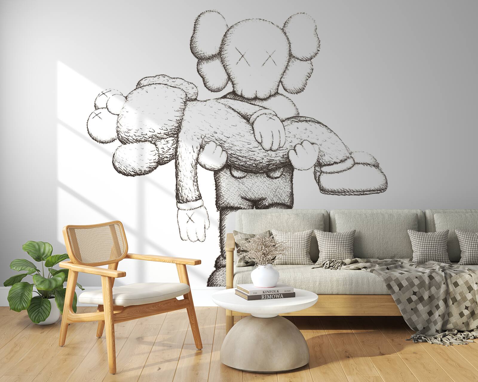 Fototapeta nezvyčajné stvorenia vydávajúce sa za ľudí