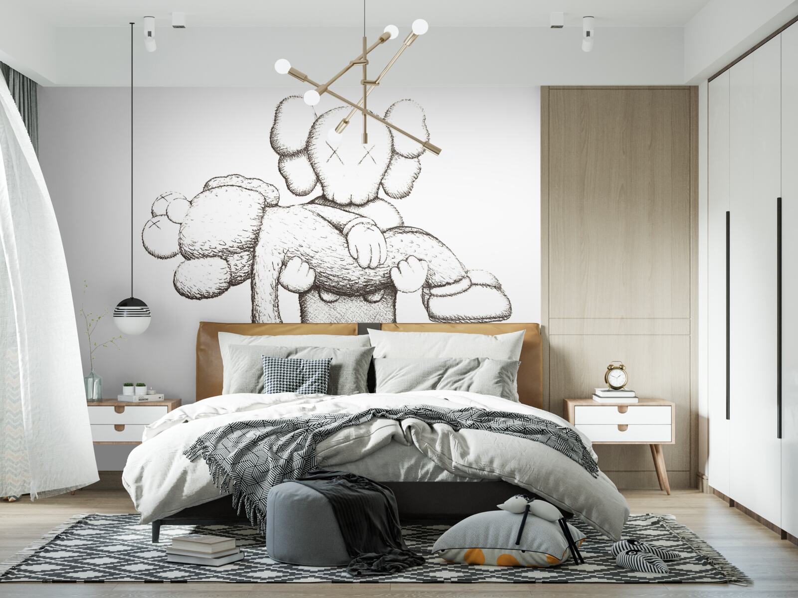 Fototapeta nezvyčajné stvorenia vydávajúce sa za ľudí