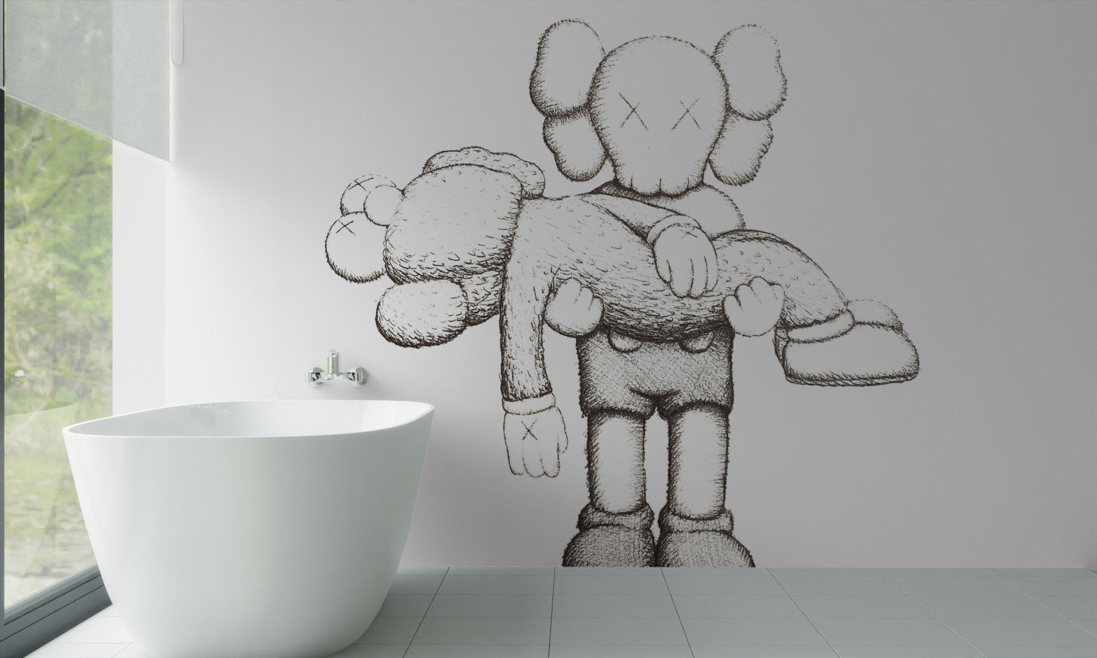 Fototapeta nezvyčajné stvorenia vydávajúce sa za ľudí