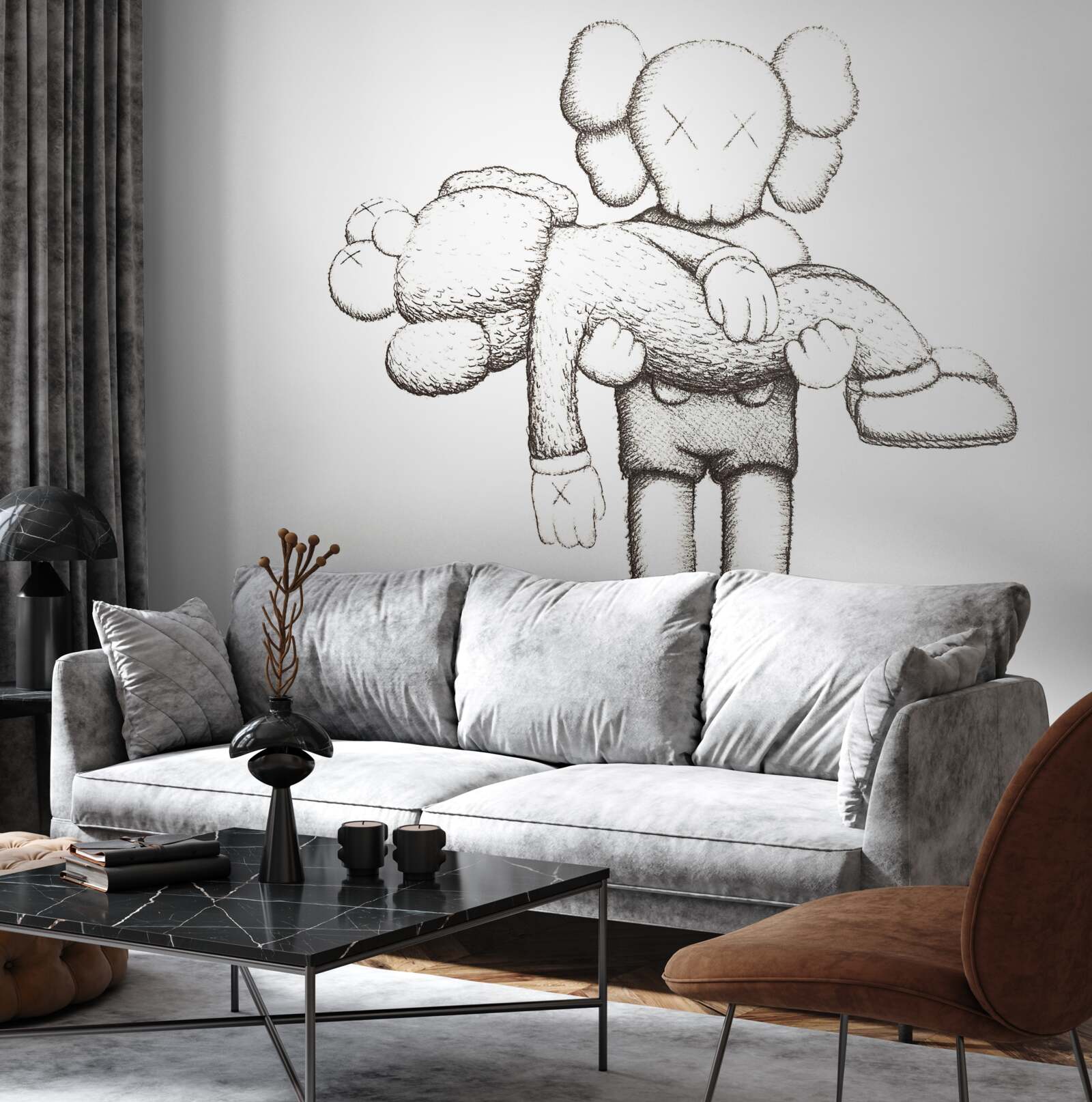 Fototapeta nezvyčajné stvorenia vydávajúce sa za ľudí