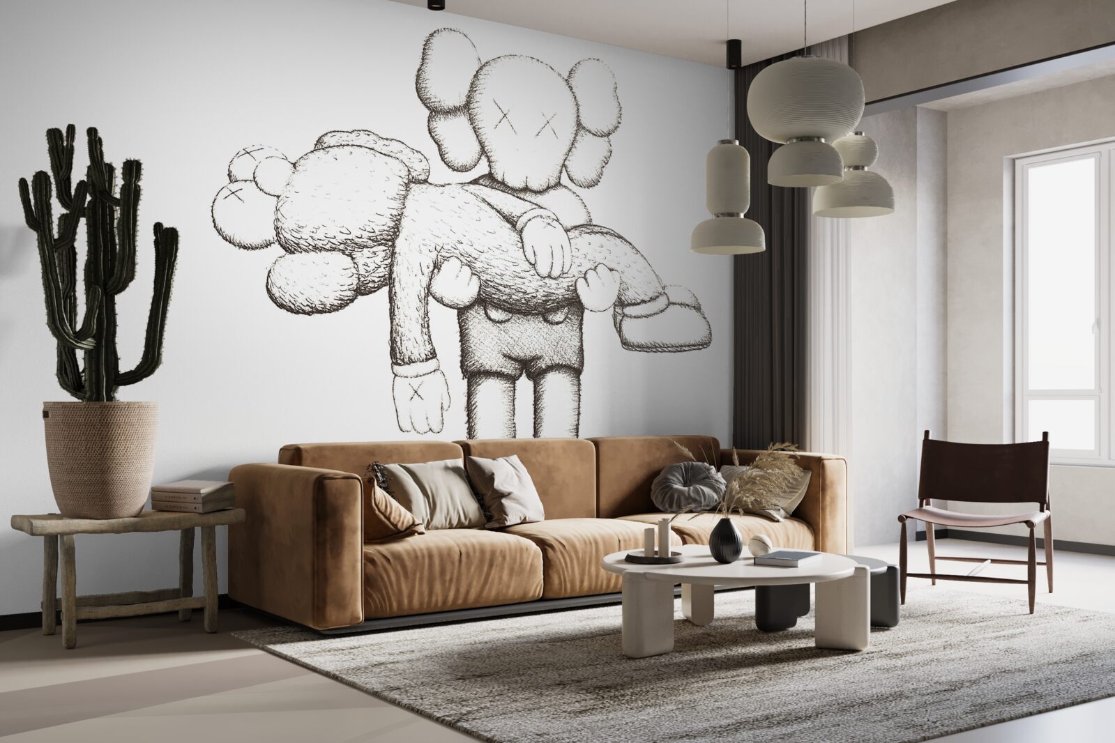 Fototapeta nezvyčajné stvorenia vydávajúce sa za ľudí